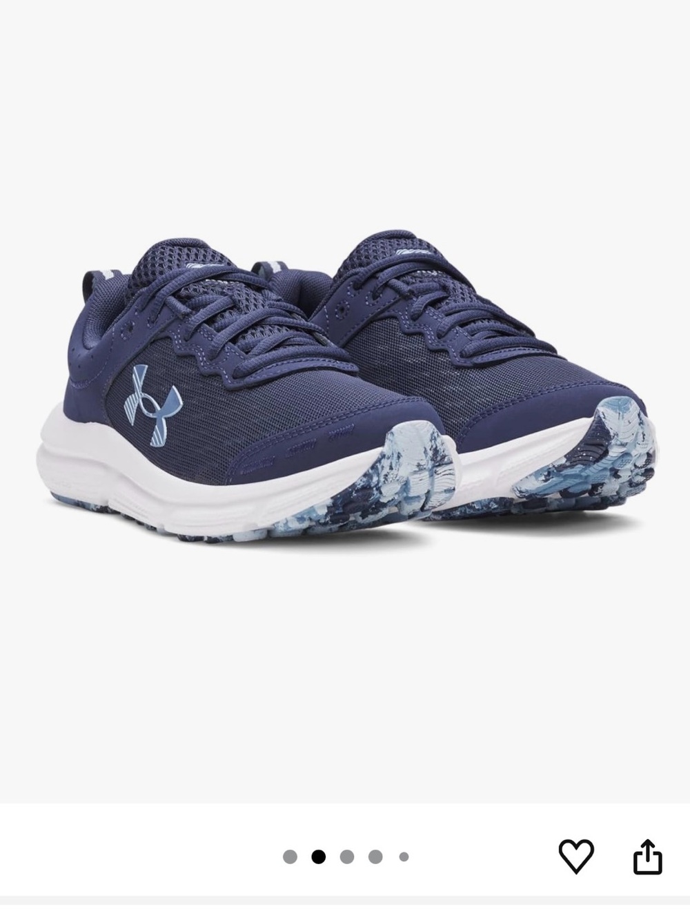 Under Armour Women’s Navy Running Sneakers size 9